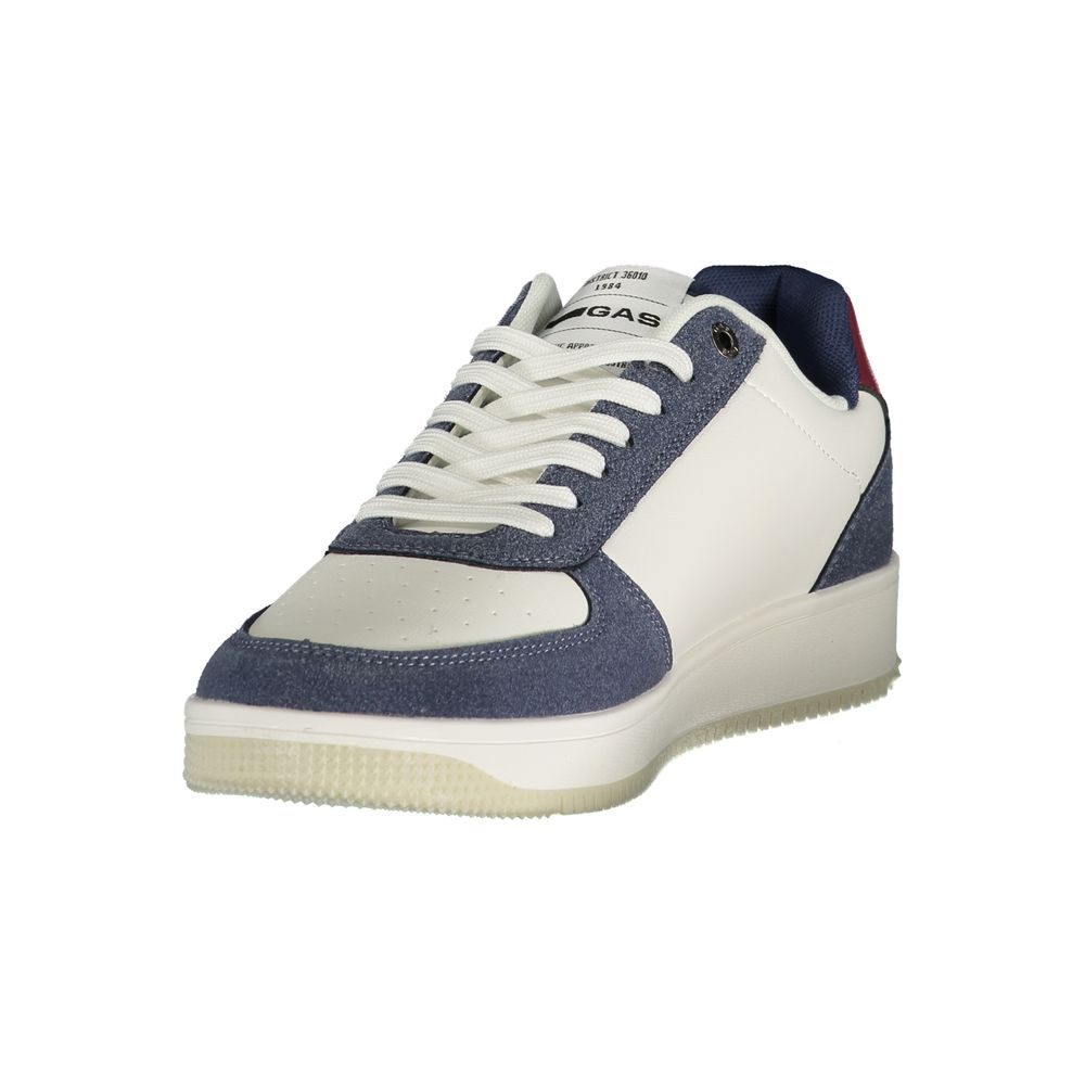 Gas White Polyurethane Men Sneaker 1728,67403481248,Athletic - Sneakers - Shoes,EU40/US7,EU41/US8,EU42/US9,EU43/US10,EU44/US11,EU45/US12,EU46,Gas,Men,New with tags,Shoes,Sneakers - Shoes,White
