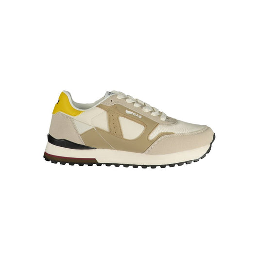Gas White Polyester Athletic Sneakers 1728,67403481248,Athletic - Sneakers - Shoes,EU40/US7,EU41/US8,EU42/US9,EU43/US10,EU44/US11,EU45/US12,Gas,Men,New with tags,Shoes,Sneakers - Shoes,White