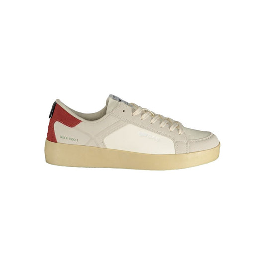 Gas White Polyester Athletic Sneakers 1728,67403481248,Athletic - Sneakers - Shoes,EU40/US7,EU41/US8,EU42/US9,EU43/US10,EU44/US11,EU45/US12,Gas,Men,New with tags,Shoes,Sneakers - Shoes,White
