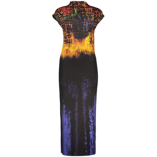 Desigual Black Viscosa Women Dress 1728,67403481248,Black,Casual - Dresses - Clothing,Clothing,Desigual,Dresses - Clothing,Long - Dresses - Clothing,M,New with tags,Pattern - Dresses - Clothing,Sleeveless - Dresses - Clothing,Women,XS