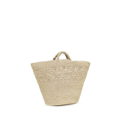 Manebi Beige Raffia Handbag 1728,72470364320,Bags,Beige,Handbags - Bags,Manebi,New with tags,Women