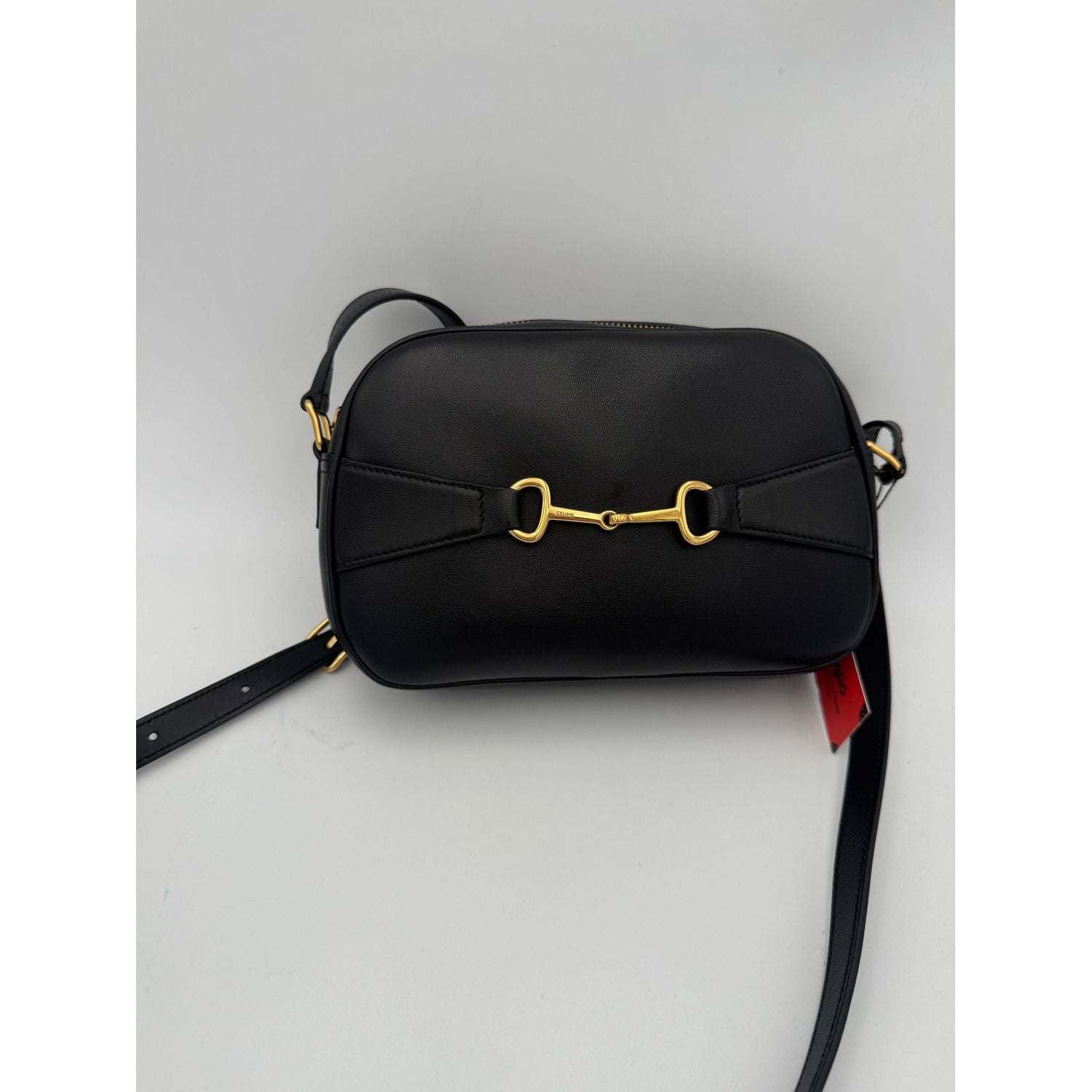 Celine CELINE CRECY Plain Black Handbag