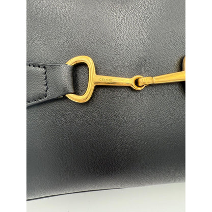 Celine CELINE CRECY Plain Black Handbag