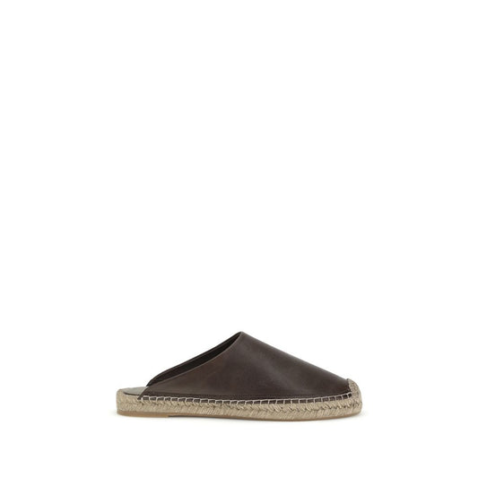 Brunello Cucinelli Brown Calf Leather Bos Taurus Mules 1728,72470364320,Brown,Brunello Cucinelli,EU36/US6,EU37/US7,EU38/US8,EU39/US9,EU40/US10,Flats - Shoes,Mules - Flats - Shoes,New with tags,Shoes,Women