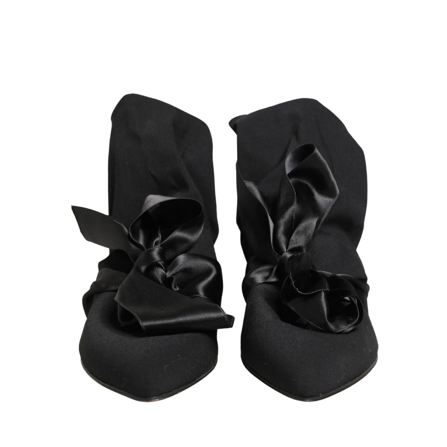 Dolce & Gabbana Black Suede Ankle Boots Shoes