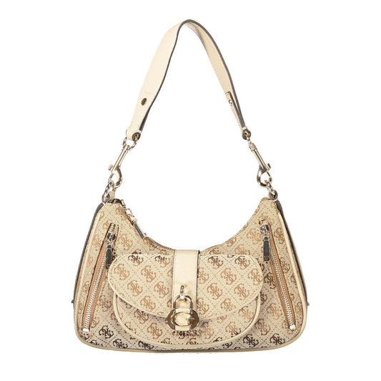 Guess Jeans Beige Polyethylene Handbag