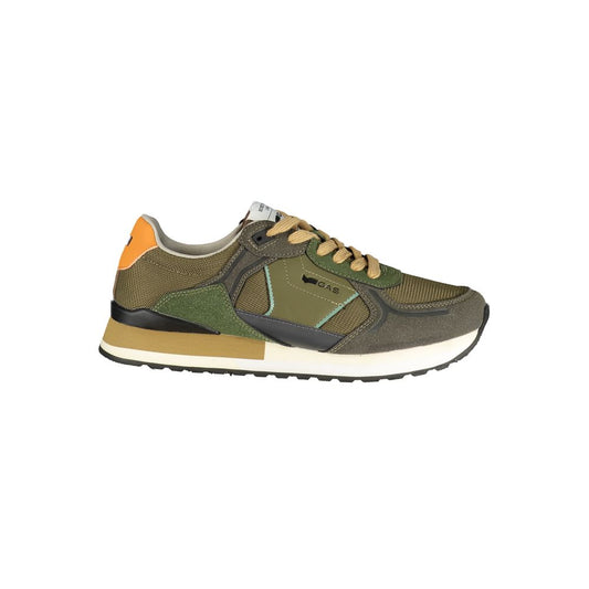 Gas Verde Polyester Men Sneaker 1728,67403481248,Athletic - Sneakers - Shoes,EU42/US9,Gas,Green,Men,New with tags,Shoes,Sneakers - Shoes