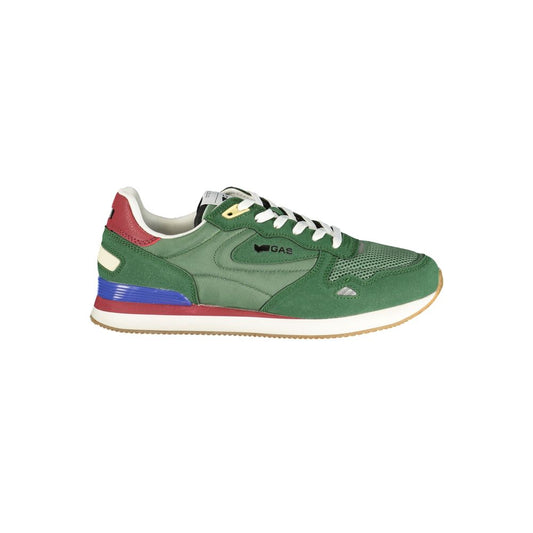 Gas Verde Polyester Men Sneaker 1728,67403481248,Athletic - Sneakers - Shoes,EU42/US9,Gas,Green,Men,New with tags,Shoes,Sneakers - Shoes