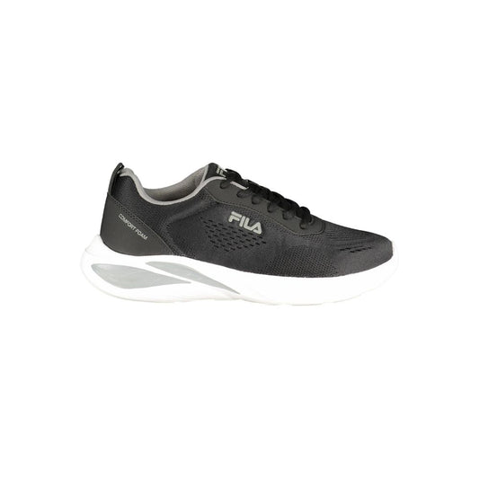 Fila Nero Polyurethane Men Sneaker 1728,67403481248,Athletic - Sneakers - Shoes,Black,EU40/US7,EU41/US8,EU42/US9,EU43/US10,EU44/US11,EU45/US12,EU46,Fila,Men,New with tags,Shoes,Sneakers - Shoes