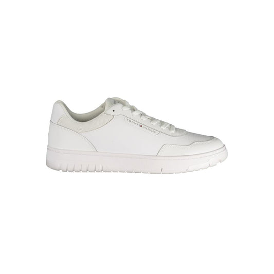 Tommy Hilfiger White Polyurethane Men Sneaker 1728,67403481248,Athletic - Sneakers - Shoes,EU40/US7,EU41/US8,EU42/US9,EU43/US10,EU44/US11,EU45/US12,EU46,Men,New with tags,Shoes,Sneakers - Shoes,Tommy Hilfiger,White