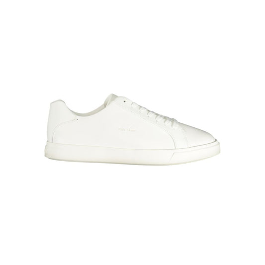 Calvin Klein White Polyester Low Top Sneakers 1728,67403481248,Calvin Klein,EU40/US7,EU41/US8,EU42/US9,EU43/US10,EU44/US11,EU45/US12,Low Tops - Sneakers - Shoes,Men,New with tags,Shoes,Sneakers - Shoes,White