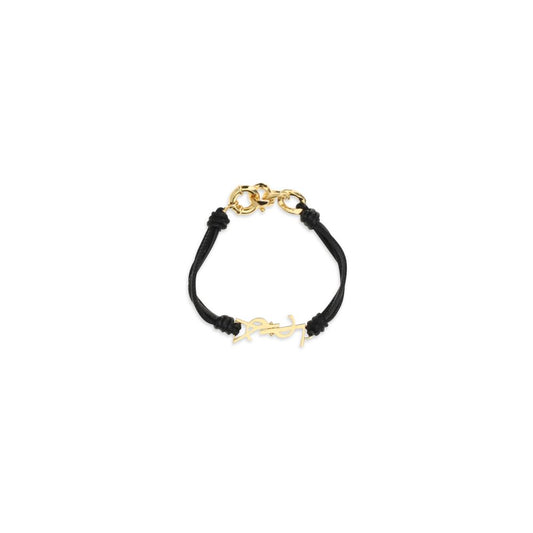 Saint Laurent Black Calf Leather Bos Taurus Bracelet 1728,72470364320,Accessories,Black,Bracelets - Jewellery - Accessories,Jewellery - Accessories,M,New with tags,Saint Laurent,Women
