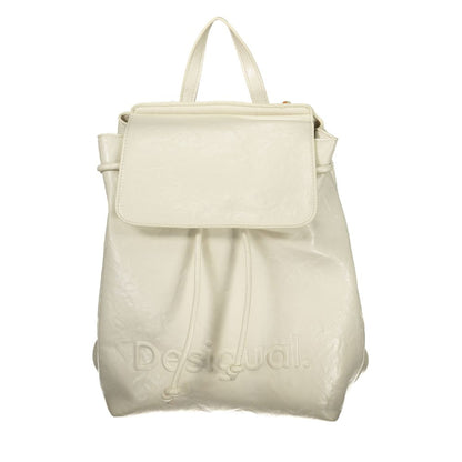 Desigual White Polyethylene Backpack 1728,67403481248,Backpacks - Bags,Bags,Desigual,New with tags,White,Women
