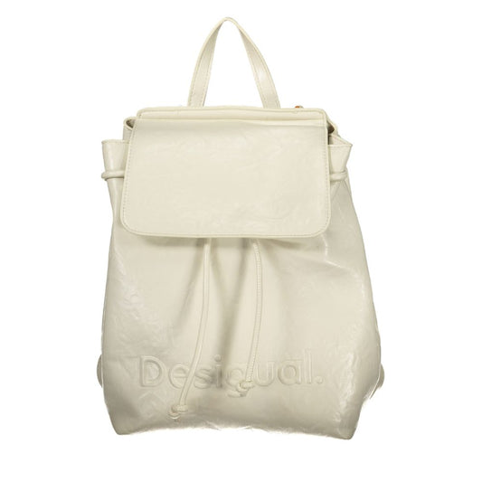 Desigual White Polyethylene Backpack 1728,67403481248,Backpacks - Bags,Bags,Desigual,New with tags,White,Women