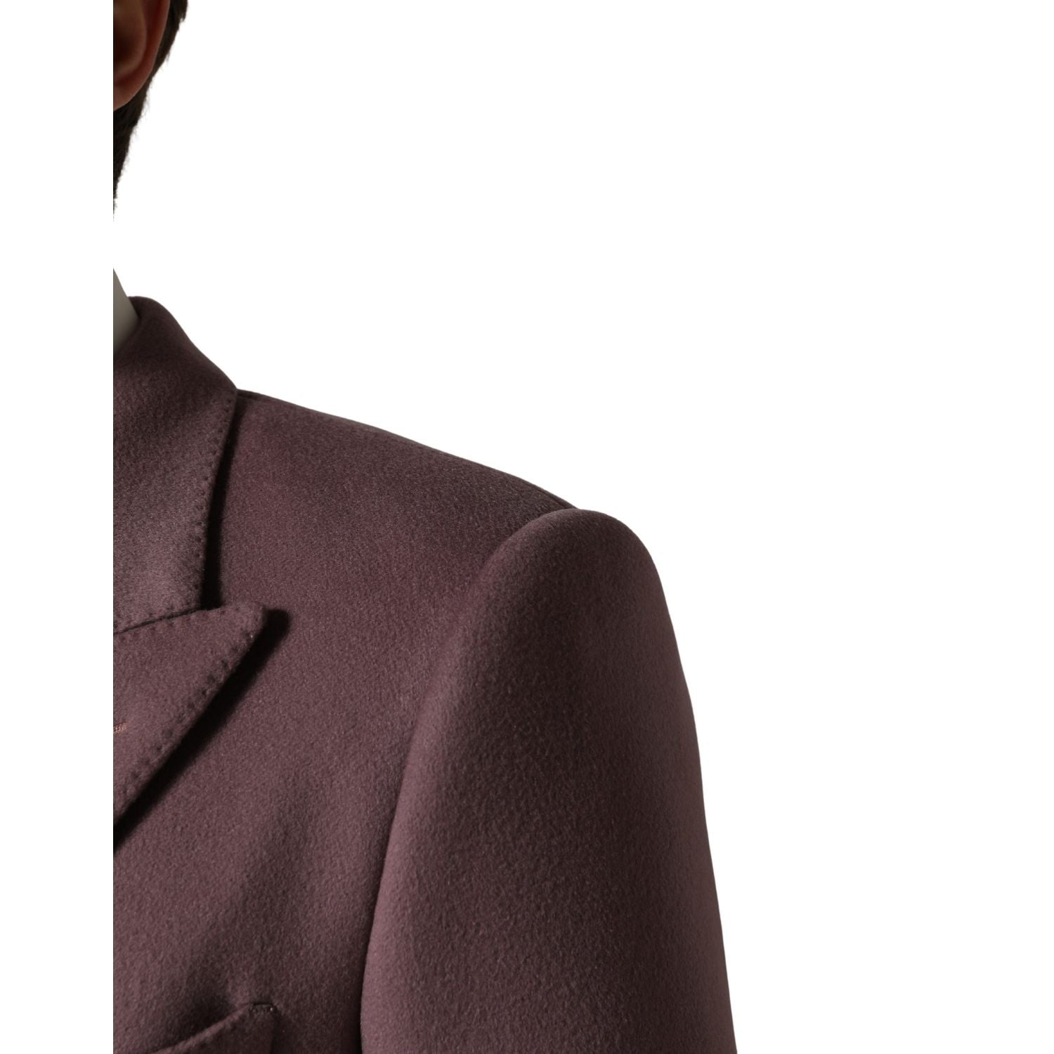 Dolce & Gabbana Brown Double Breasted Men Trench Coat Jacket