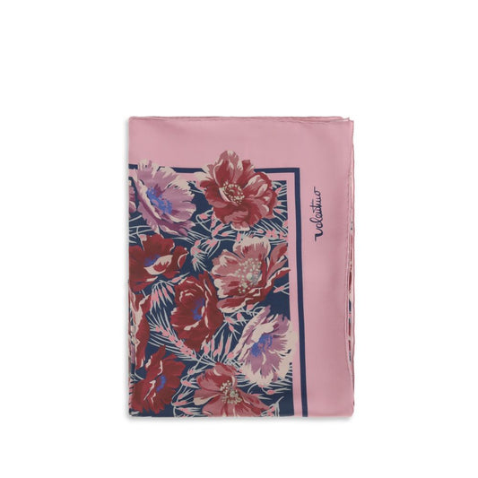 Valentino Garavani Multicolor Silk Scarf 1728,72470364320,Accessories,Multicolor,New with tags,Scarves - Accessories,Scarves - Scarves - Accessories,Valentino Garavani,Women