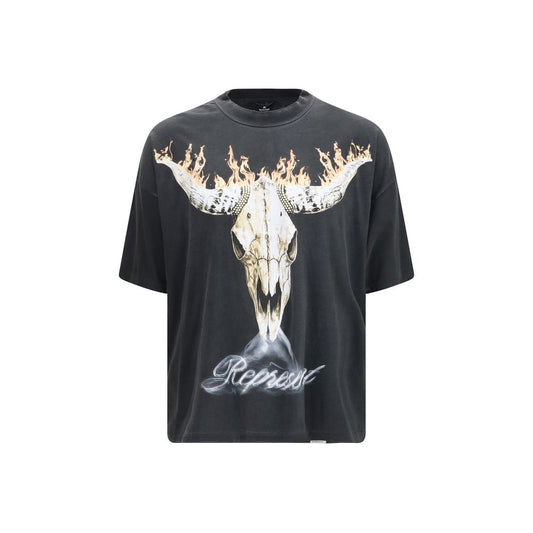 Represent Black Cotton T-Shirt 1728,72470364320,Black,Clothing,L,M,Men,New with tags,Represent,S,T-Shirts - Clothing,XL