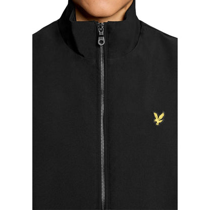 Lyle & Scott Black Polyester Sleveless Jacket