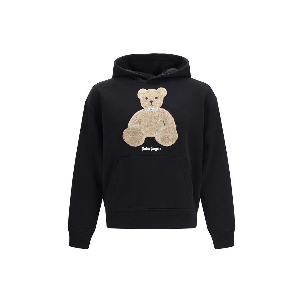 Palm Angels Black Cotton Sweatshirt