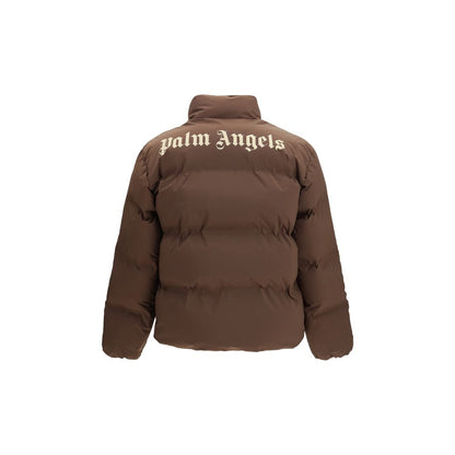 Palm Angels Brown Polyamide Full-Length Jacket 1728,72470364320,Brown,Clothing,Full-Length Jackets - Jackets & Coats - Clothing,Jackets & Coats - Clothing,L,M,Men,New with tags,Palm Angels,S,XL