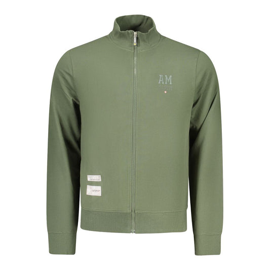 Accademia Militare Verde Cotton Men Sweatshirt 1728,3XL,67403481248,Accademia Militare,Clothing,Green,L,M,Men,New with tags,S,Sweaters - Clothing,Sweatshirts - Sweaters - Clothing,XL,XXL