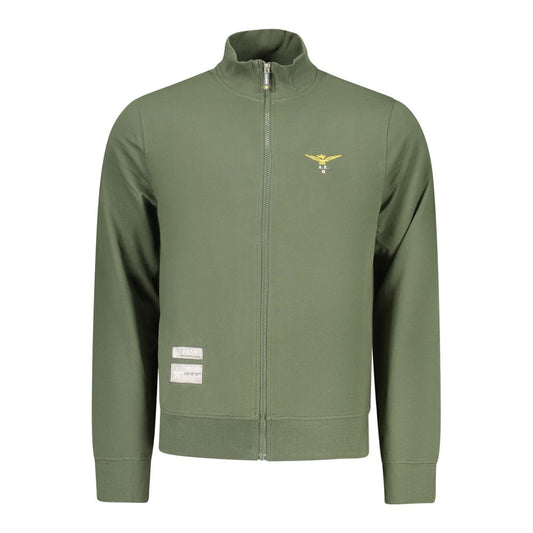 Accademia Militare Green Cotton Sweatshirt 1728,3XL,67403481248,Accademia Militare,Clothing,Green,L,M,Men,New with tags,S,Sweaters - Clothing,Sweatshirts - Sweaters - Clothing,XL,XXL
