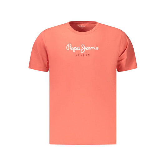 Pepe Jeans Bianco Cotton Men Shirt 1728,67403481248,Clothing,L,M,Men,New with tags,Pepe Jeans,Pink,S,T-Shirts - Clothing,XL,XXL