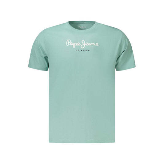 Pepe Jeans Blue Cotton T-Shirt 1728,67403481248,Blue,Clothing,L,M,Men,New with tags,Pepe Jeans,S,T-Shirts - Clothing,XL,XXL