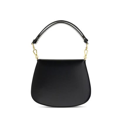 Saint Laurent Black Calf Leather Bos Taurus Handbag