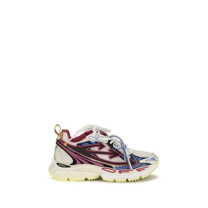 Off-White Multicolor Polyamide Athletic Sneakers