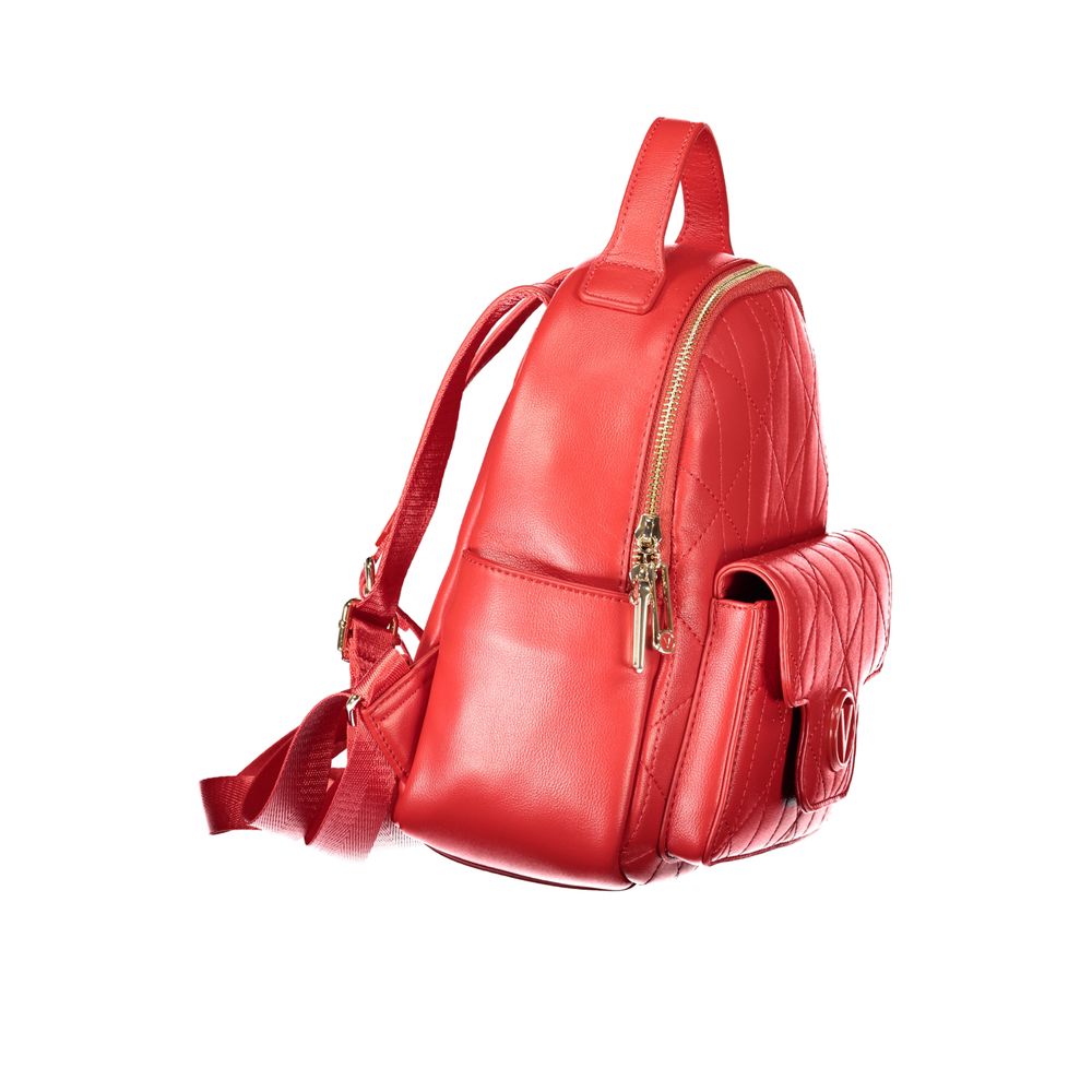 Mario Valentino Red Polyurethane Women's Backpack