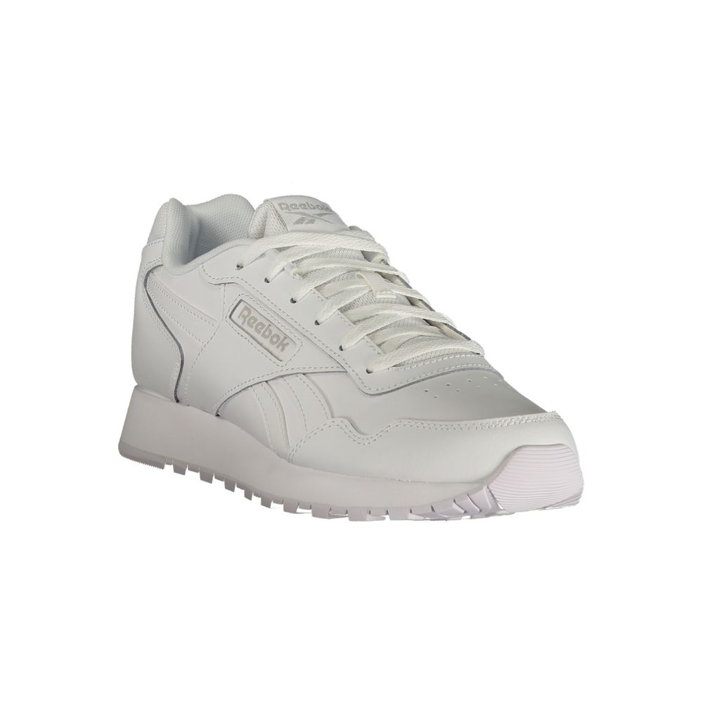 Reebok White Polyester Athletic Sneakers