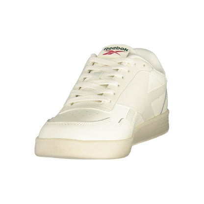 Reebok White Polyester Athletic Sneakers