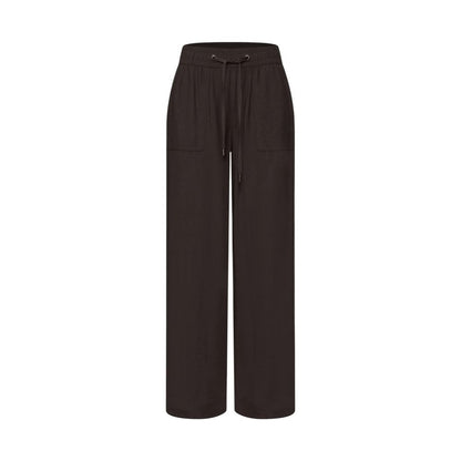 Street One Brown Viscose Casual Pants