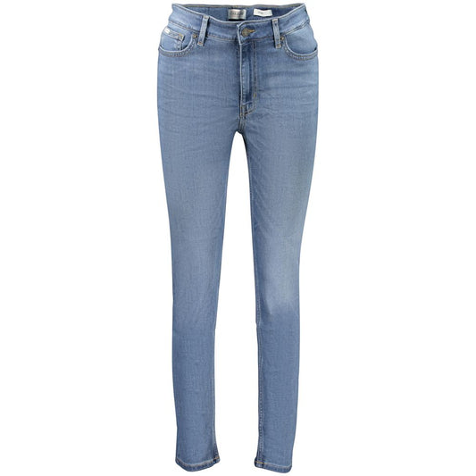 Guess Jeans Blue Cotton Skinny Jeans