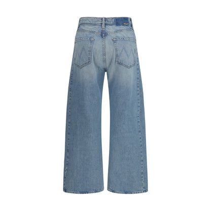 Mother Denim Blue Cotton High-Waisted Jean