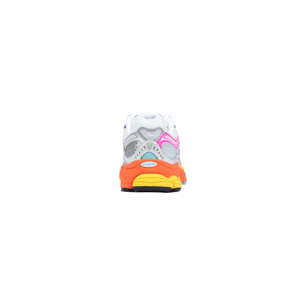 Saucony White Synthetic Athletic Sneakers