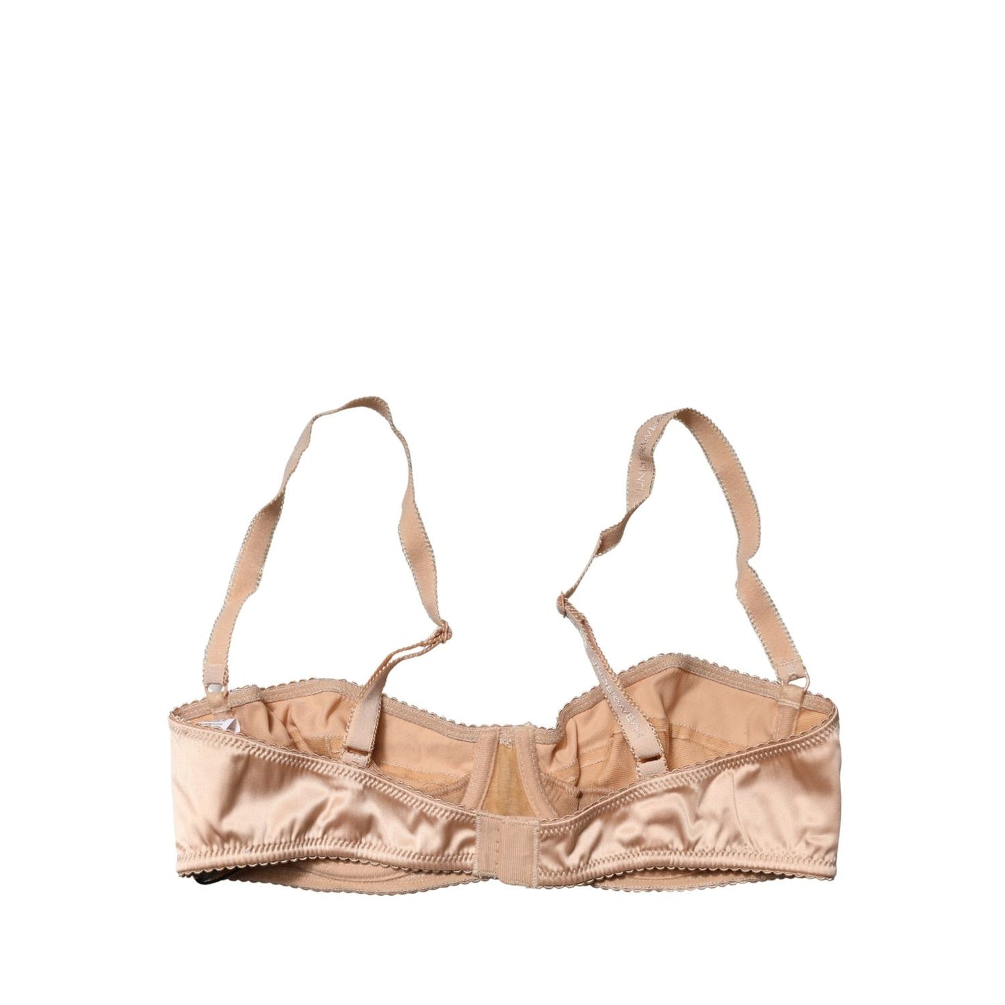 Dolce & Gabbana Beige Semi-Pad Underwire Balconette Bra Underwear