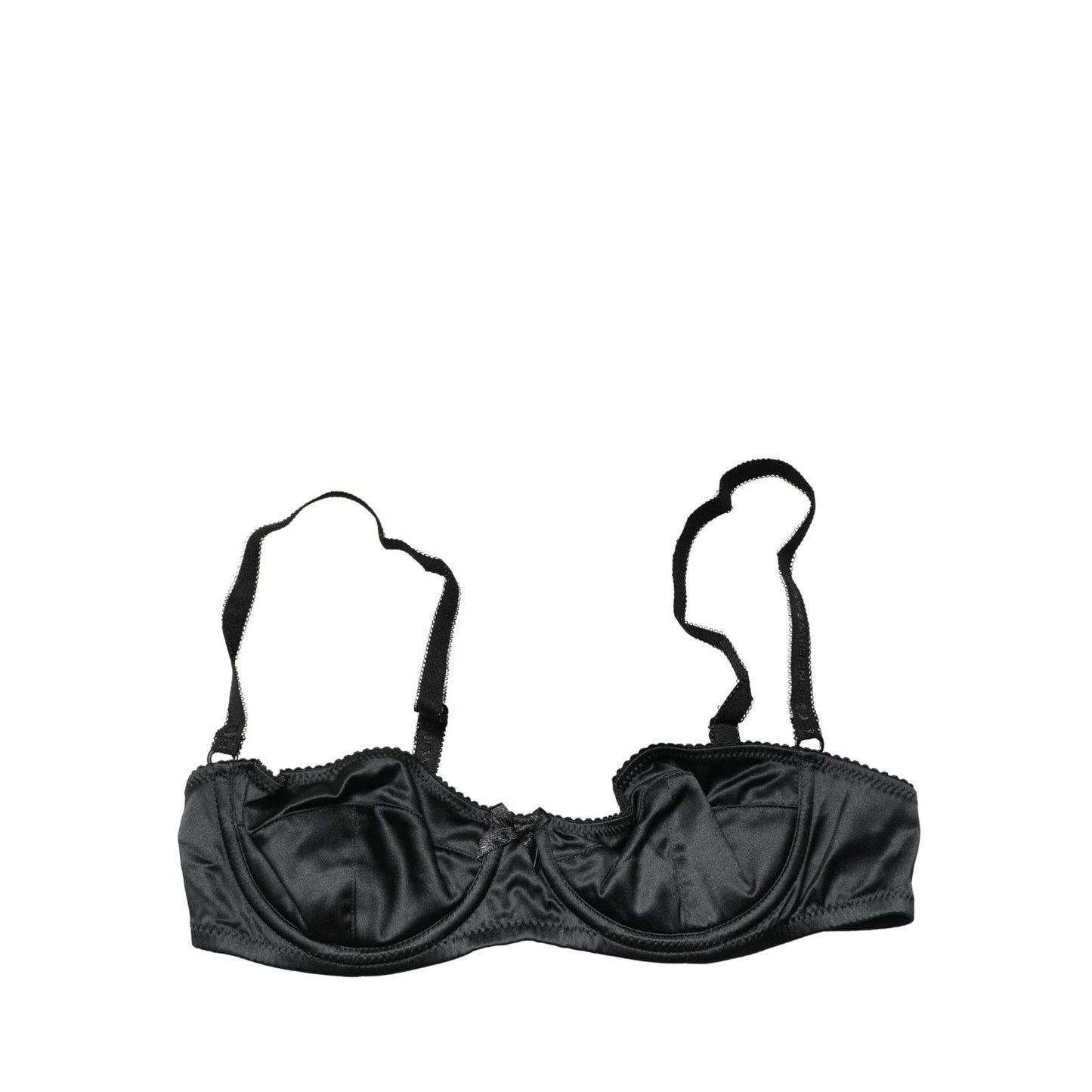 Dolce & Gabbana Black Semi-Pad Underwire Balconette Bra Underwear