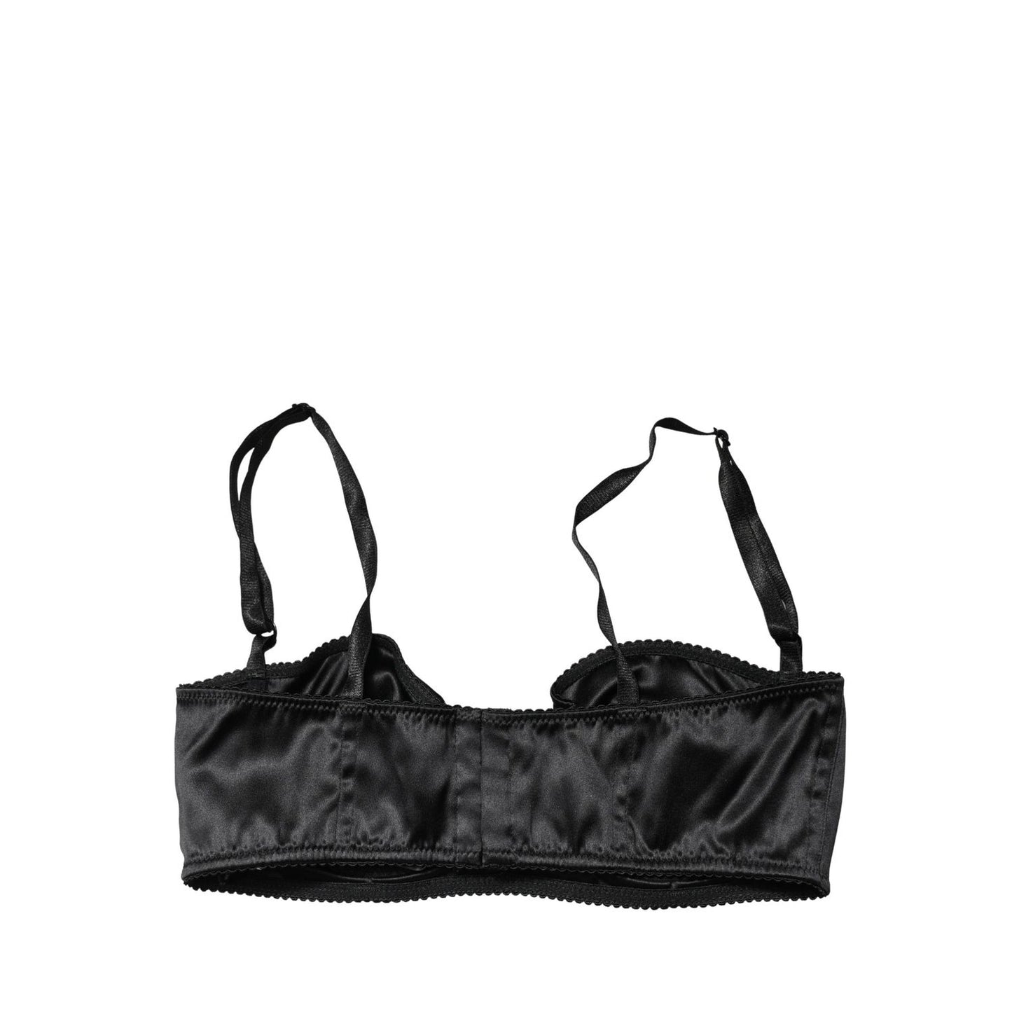 Dolce & Gabbana Black Semi-Pad Underwire Balconette Bra Underwear