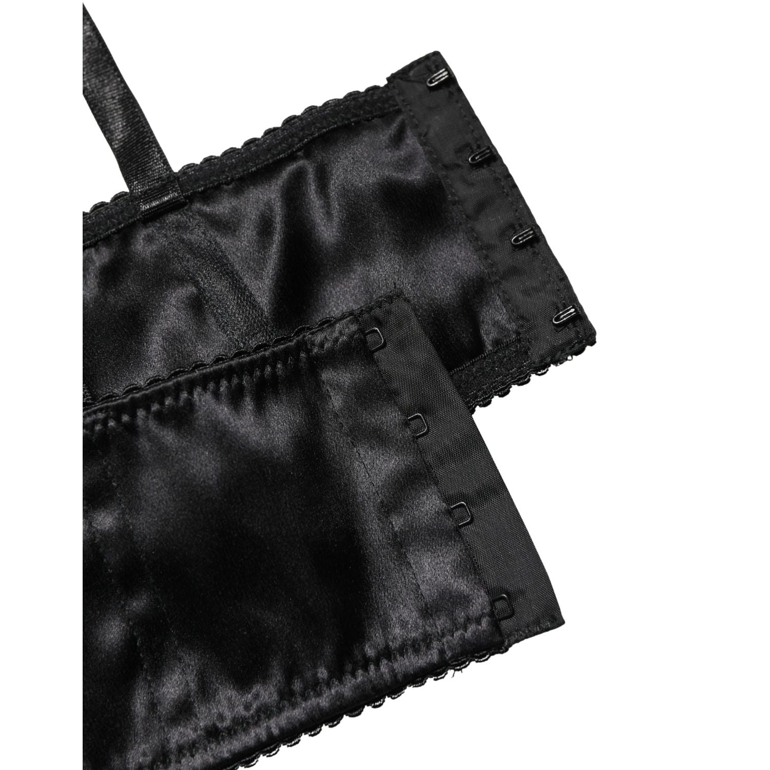 Dolce & Gabbana Black Semi-Pad Underwire Balconette Bra Underwear