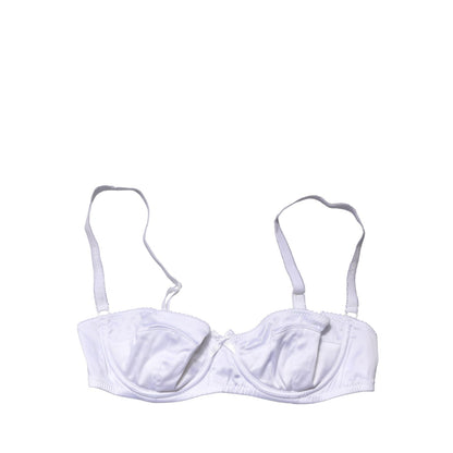 Dolce & Gabbana White Semi-Pad Underwire Balconette Bra Underwear