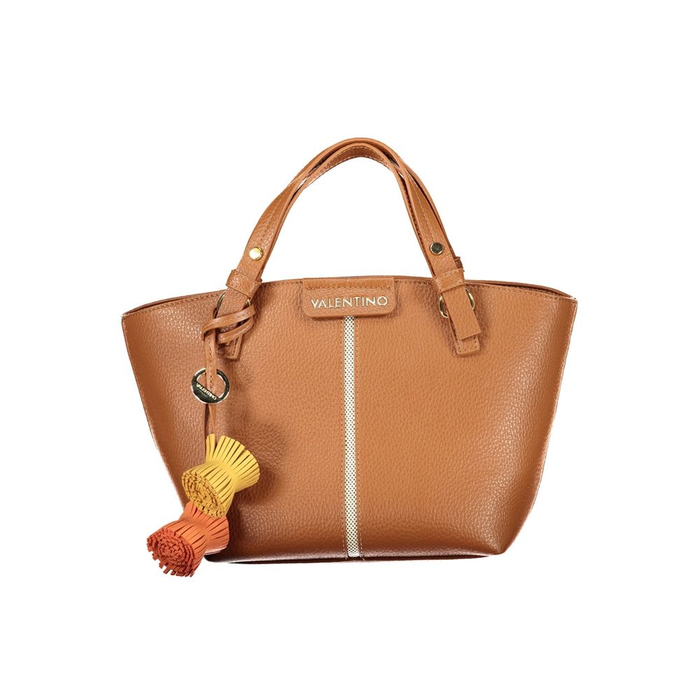 Valentino Brown Polyethylene Handbag