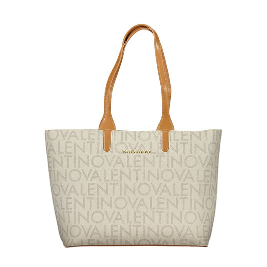 Mario Valentino Beige Polyurethane Women's Bag
