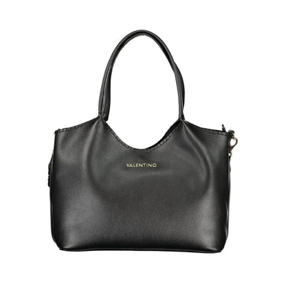 Mario Valentino Black Polyurethane Women's Bag