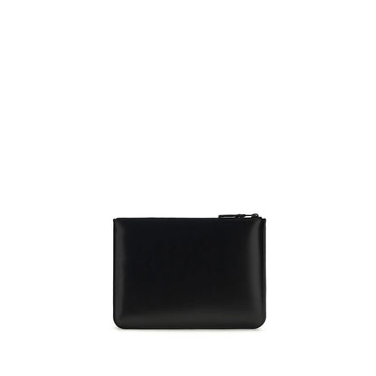 Comme Des Garçons Black Calf Leather Bos Taurus Wallet