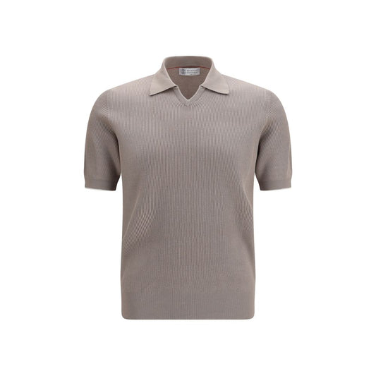 Brunello Cucinelli Gray Cotton Dress Shirt