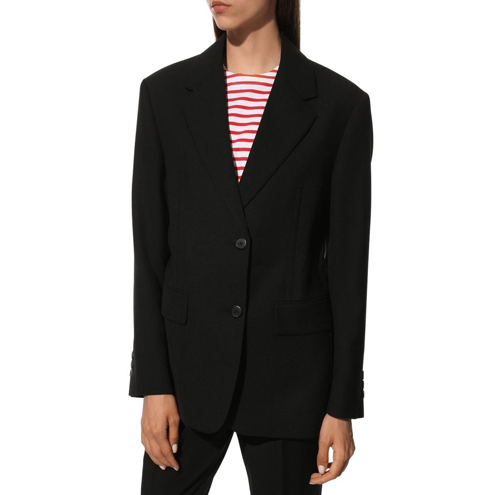 Prada Black Wool Coat
