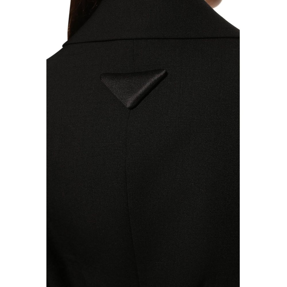 Prada Black Wool Coat