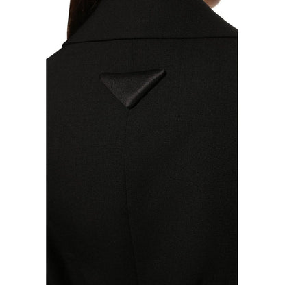 Prada Black Wool Coat